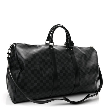 Louis Vuitton Damier Graphite Keepall Bandouliere 55 2 of 15