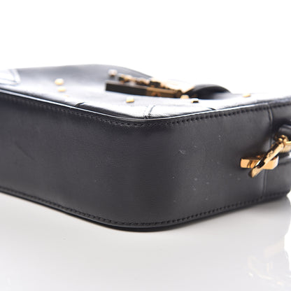 MCM Odeon Studded Camera Crossbody Bag Black 7 of 9