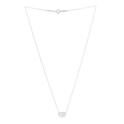 Tiffany Sterling Silver 11mm Elsa Peretti Bean Pendant Necklace 2 of 4