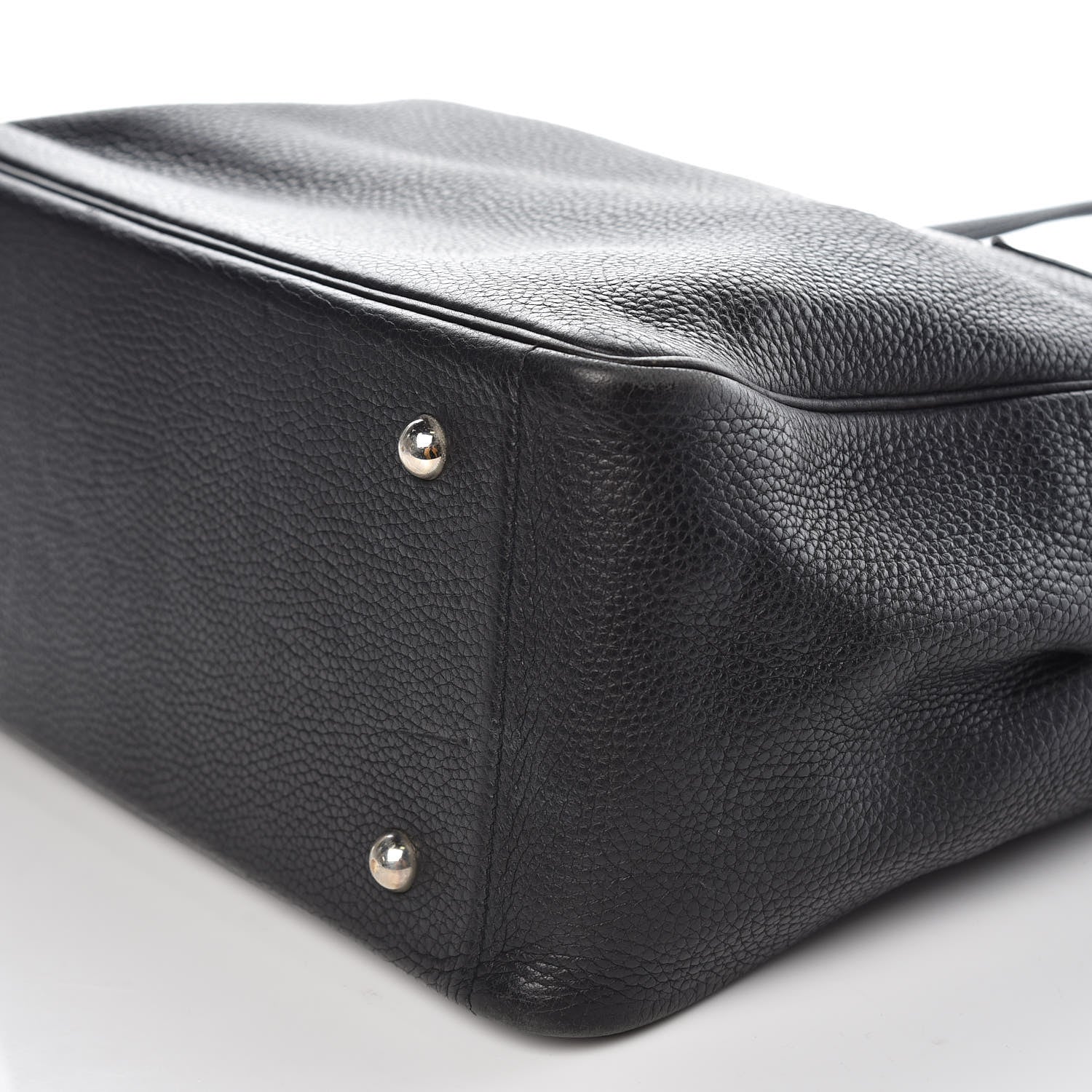 Hermes Taurillon Clemence Victoria II Cabas 32 Black 11 of 12
