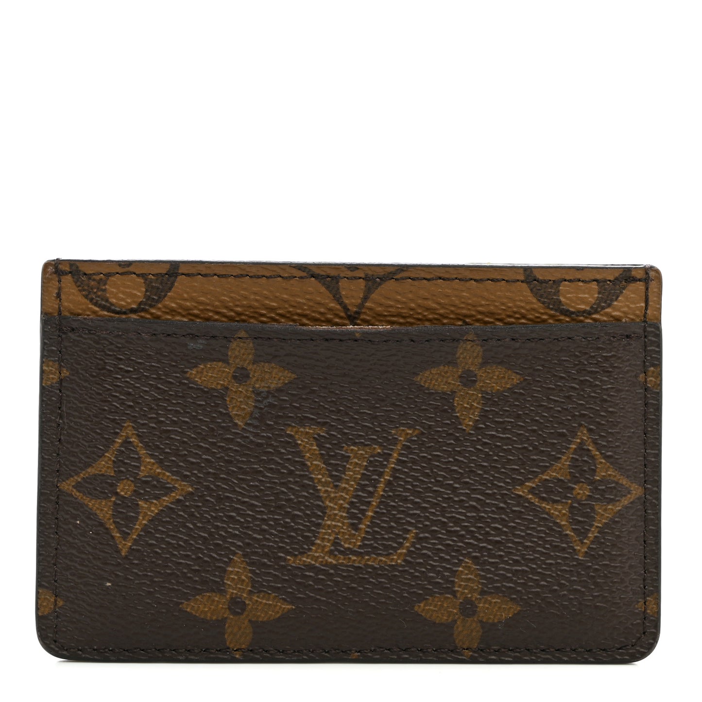 Reverse Monogram Card Holder