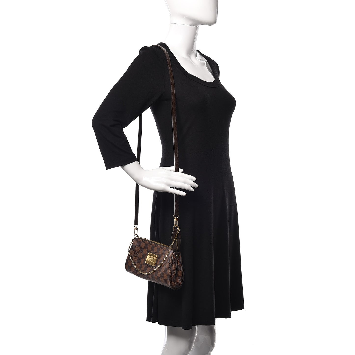 Damier Ebene Eva Clutch