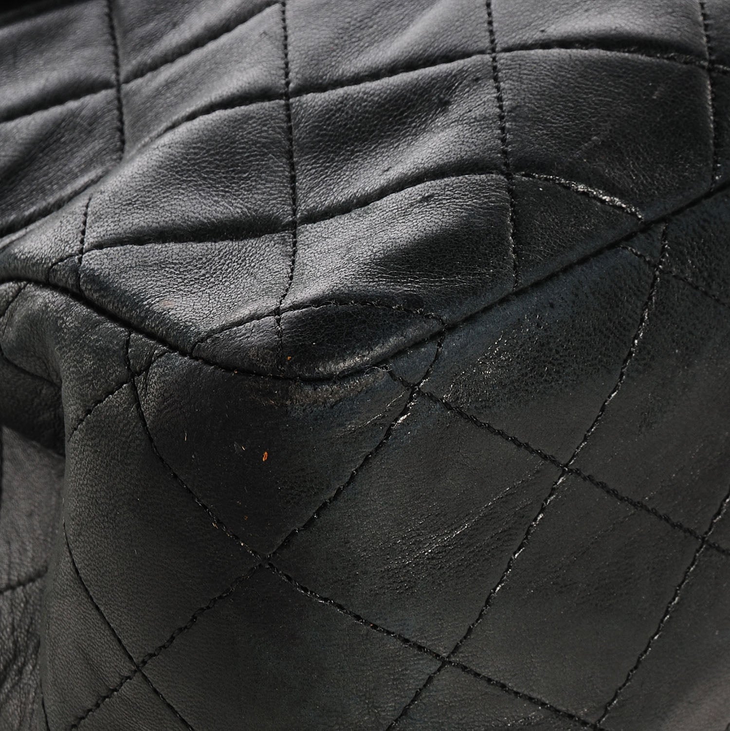 Chanel Quilted Lambskin CC Flap Shoulder Bag Black 7 of 12