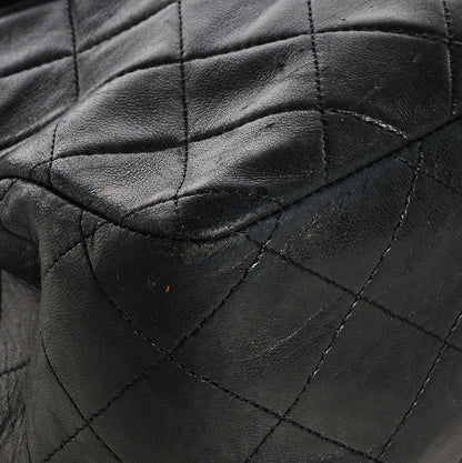 Chanel Quilted Lambskin CC Flap Shoulder Bag Black 7 of 12