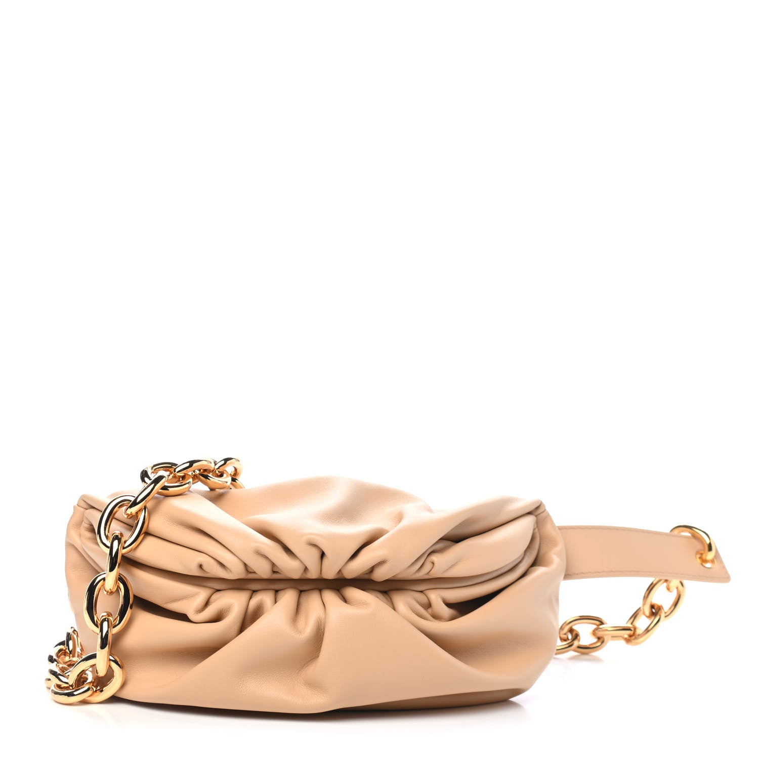 Bottega Veneta Nappa The Belt Chain Pouch Almond 1 of 4