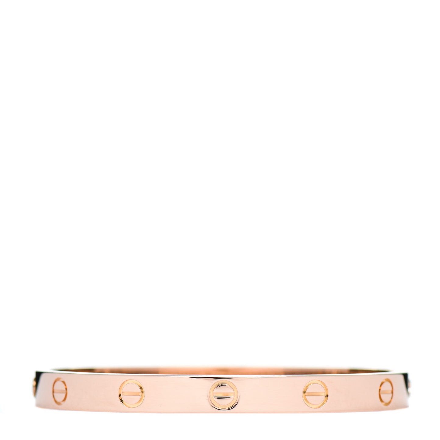 18K Pink Gold LOVE Bracelet 17