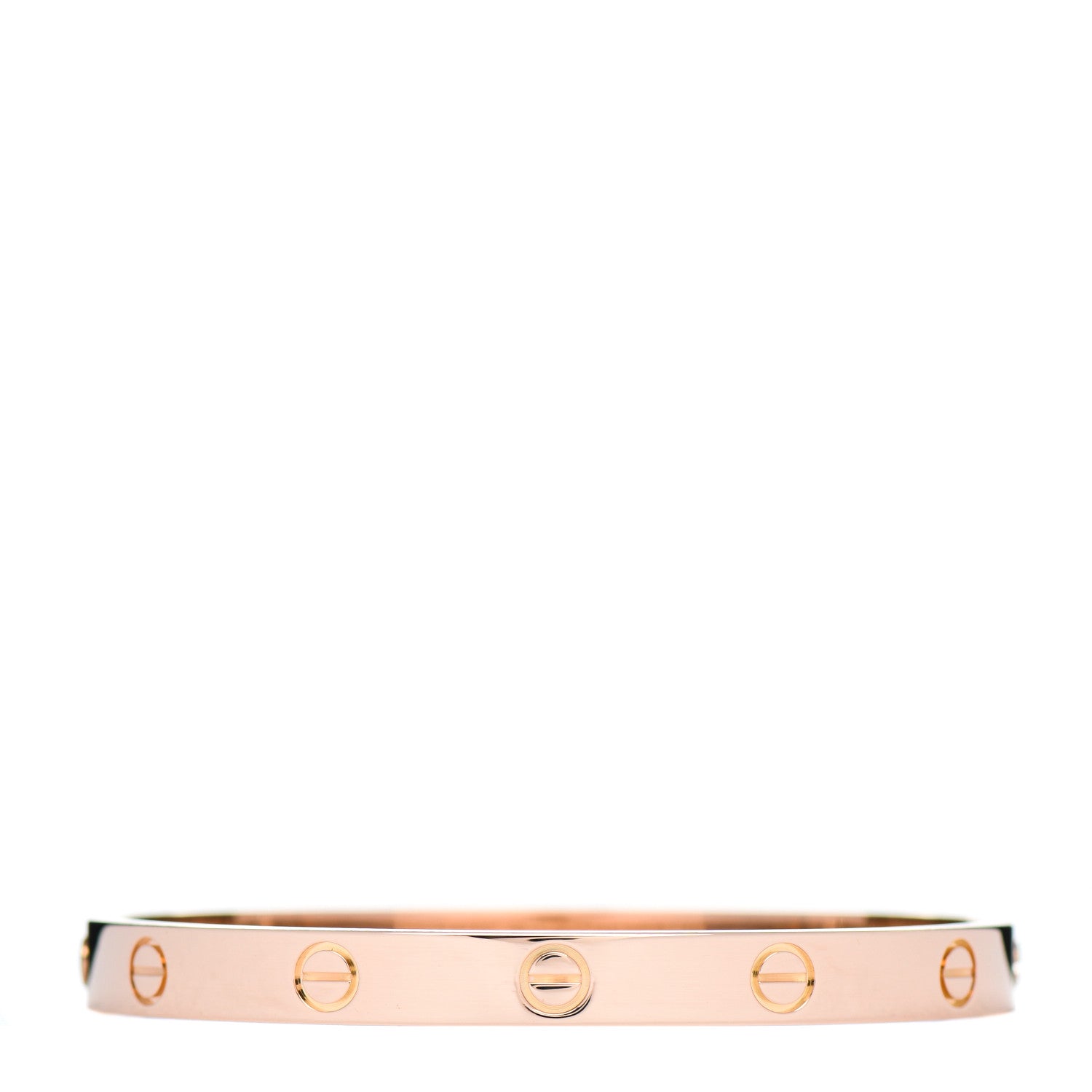 Cartier 18K Pink Gold LOVE Bracelet 17 3 of 5