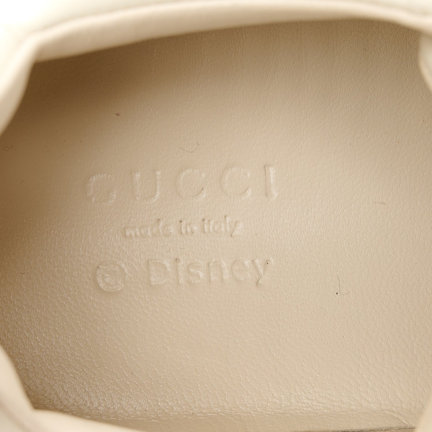 Gucci X DISNEY Calfskin Donald Duck Mens Rhyton Sneakers 40 Ivory 7 of 9