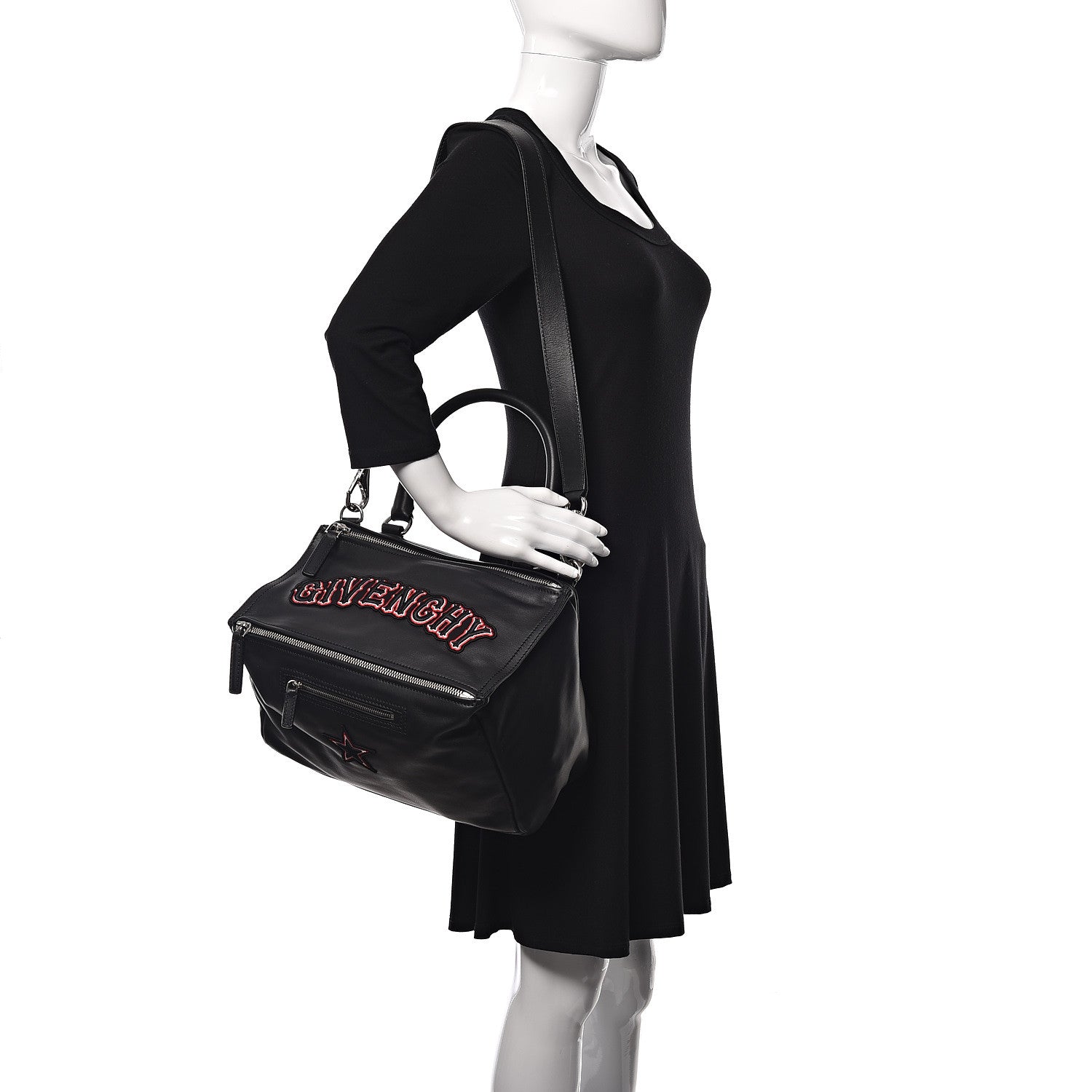 Givenchy Calfskin Gothic Medium Pandora Black 2 of 9