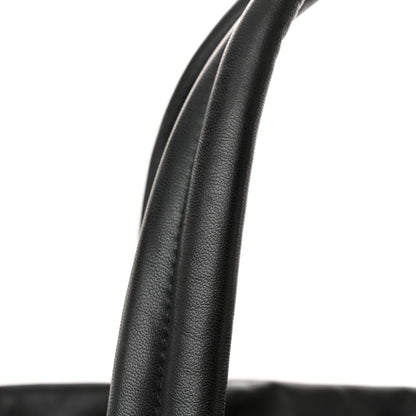 Saint Laurent Lambskin Wide Puffer Tote Black 10 of 10