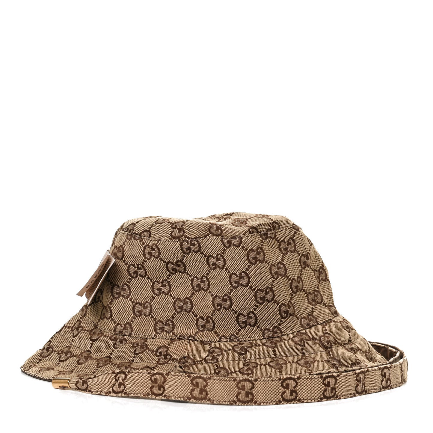 Canvas Monogram Reversible Bucket Hat M Brown