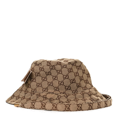 Gucci Canvas Monogram Reversible Bucket Hat M Brown 12 of 14
