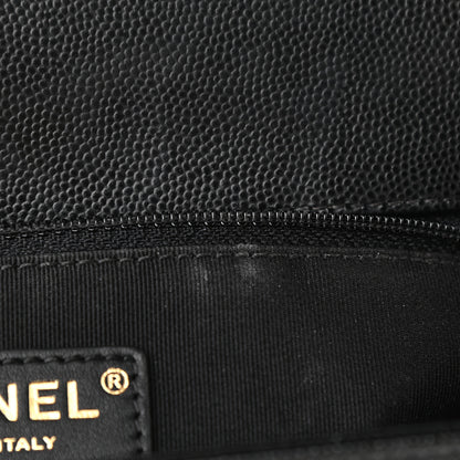 Chanel Caviar Quilted New Medium Boy Flap Black 10 of 10