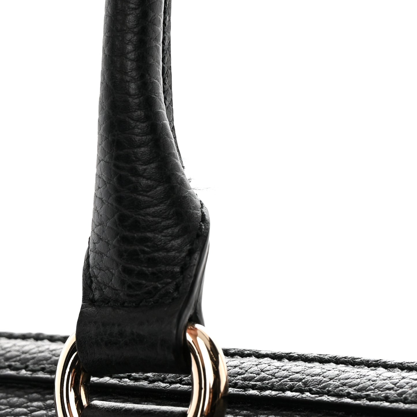 Dollar Calfskin GG Charm Satchel Black