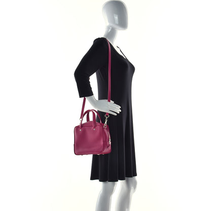 Balenciaga Shiny Day Calfskin XS Triangle Square Bag Pink 2 of 10