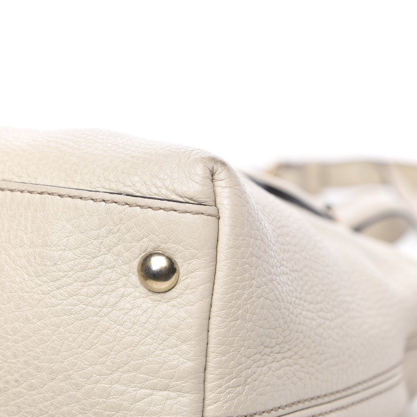 Cellarius Calfskin Small Soho Top Handle Satchel Off White