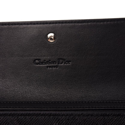 Christian Dior Grained Calfskin Mania Rendez-Vous Chain Wallet Black 6 of 9