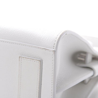 Saint Laurent Grained Calfskin Baby Supple Sac De Jour White 11 of 13