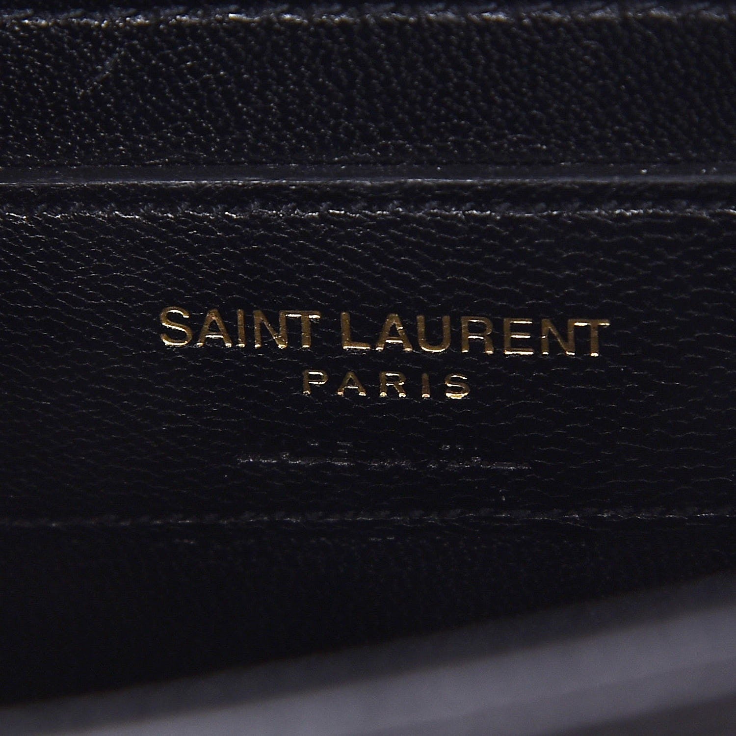 Saint Laurent Grain De Poudre Medium Classic Monogram Kate Satchel Black 6 of 7