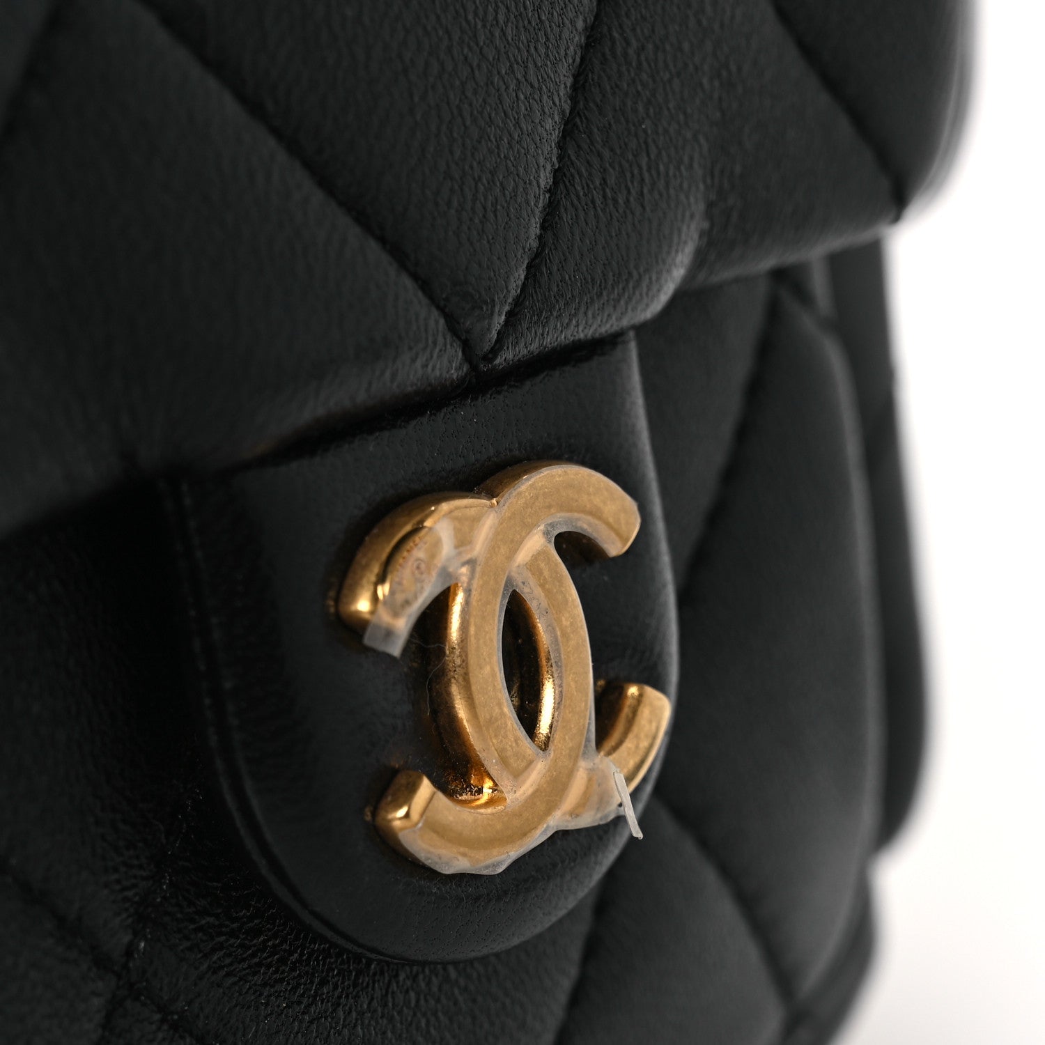 Chanel Shiny Lambskin Quilted Trendy Pockets Hobo Black 12 of 13