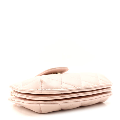 Chanel Lambskin Quilted Mini CC Chain Bag Light Pink 4 of 10