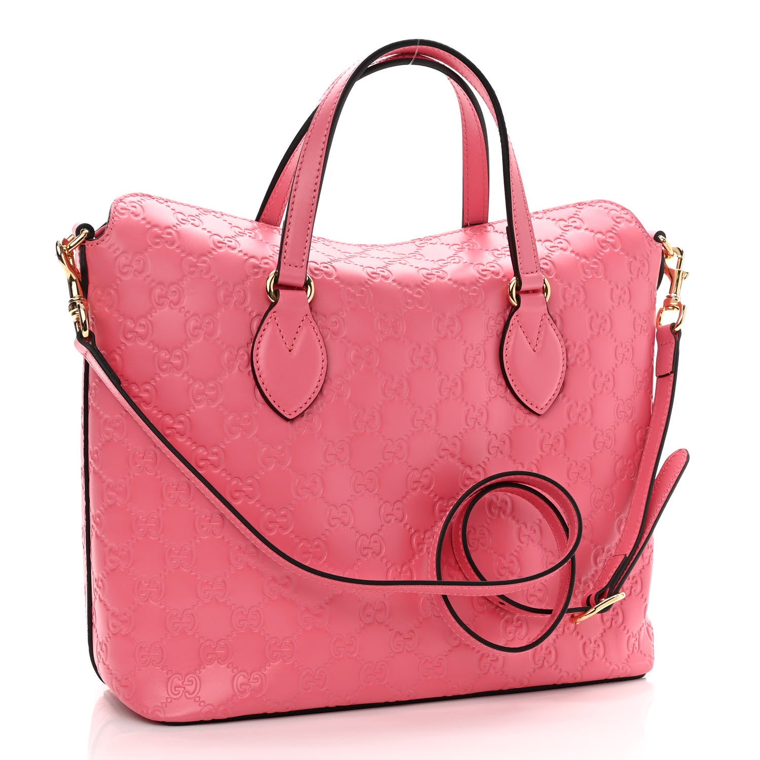 Gucci Guccissima Linea A Foldover Tote Flush 3 of 10