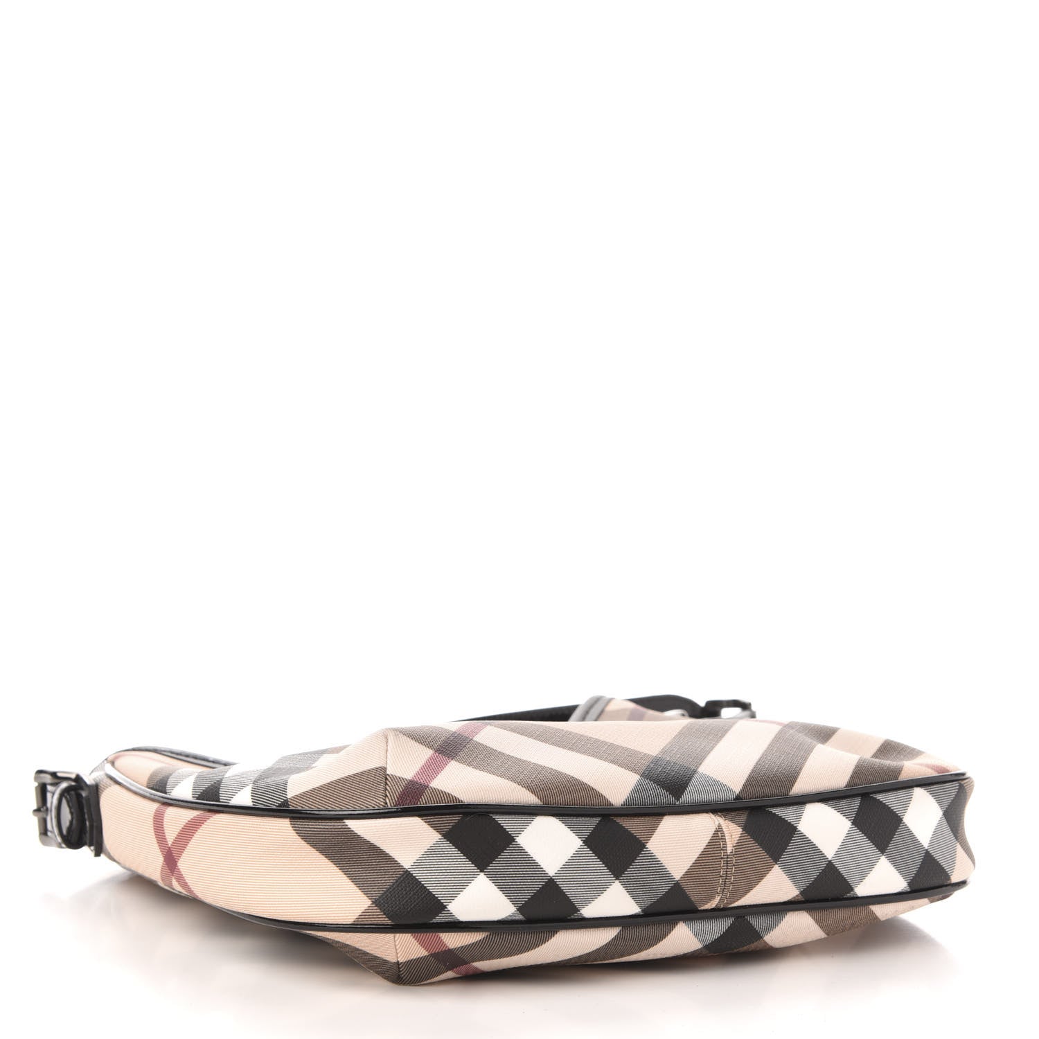 Burberry Nova Check Small Barton Hobo Black 4 of 10