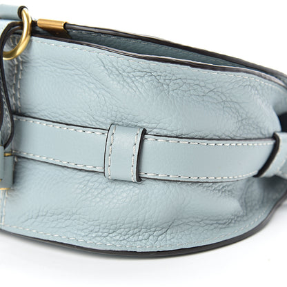 Chloe Calfskin Mini Marcie Round Crossbody Bag Faded Blue 10 of 10