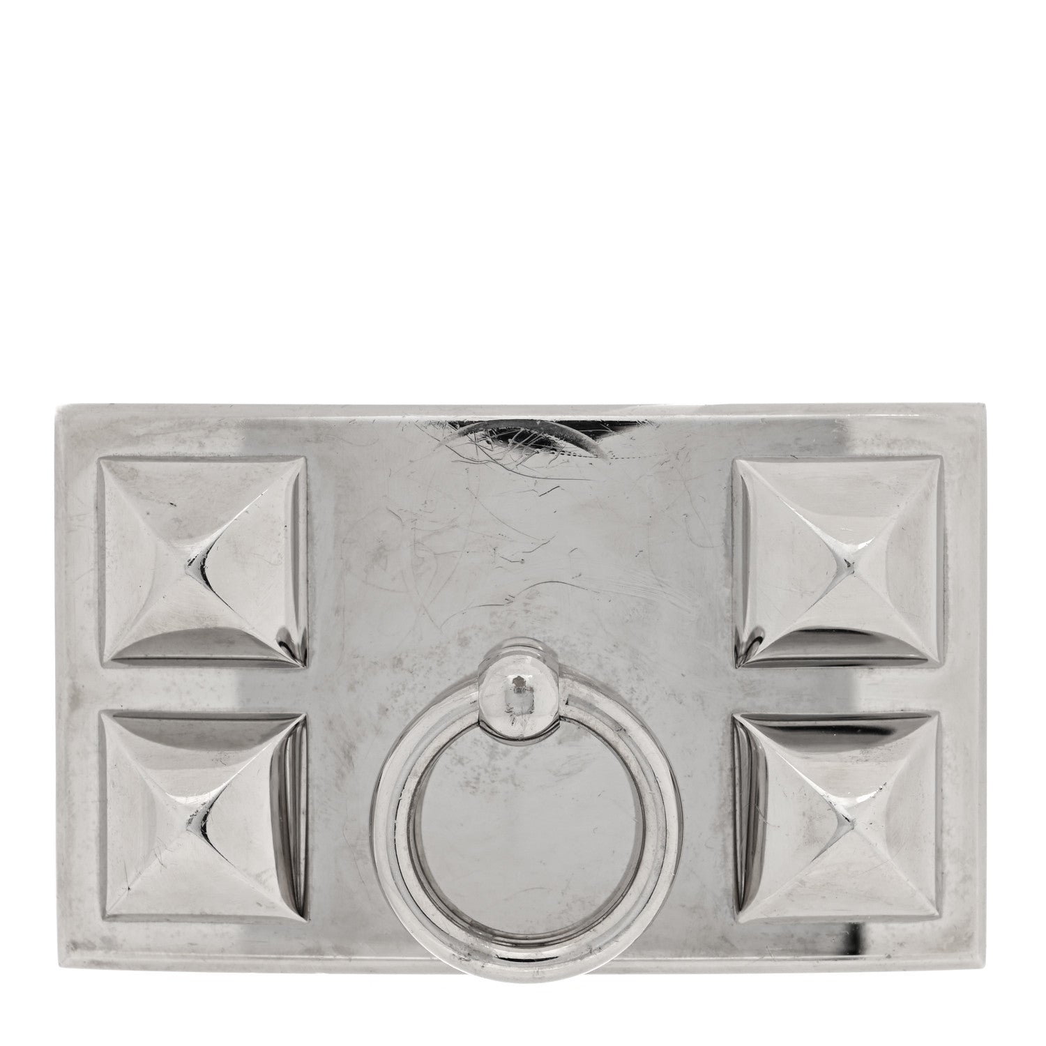 Hermes Palladium Collier de Chien 32mm Belt Buckle 1 of 3