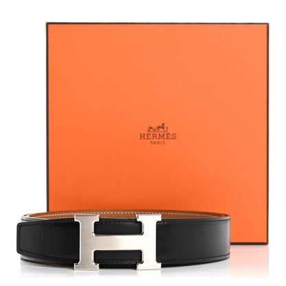 Hermes 135 Togo 32mm H Belt 95 38 Black Gold 10 of 10