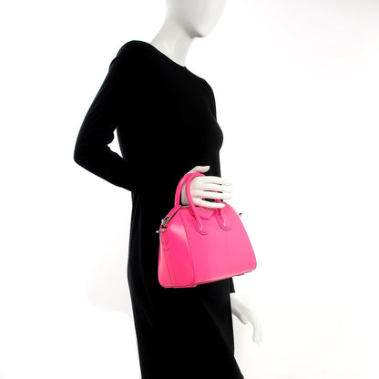 Givenchy Shiny Lord Calfskin Mini Antigona Shocking Pink 2 of 9