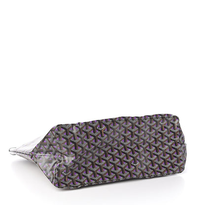 Goyard Goyardine Saint Louis Claire Voie PM Black Violet 3 of 9