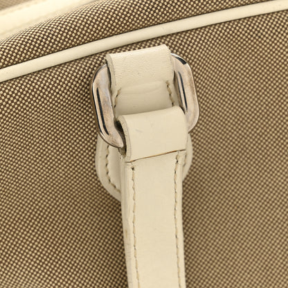 Prada Jacquard Logo Handbag Corda White 12 of 12