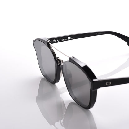 Christian Dior Abstract Square Mirrored Sunglasses Black 8 of 11