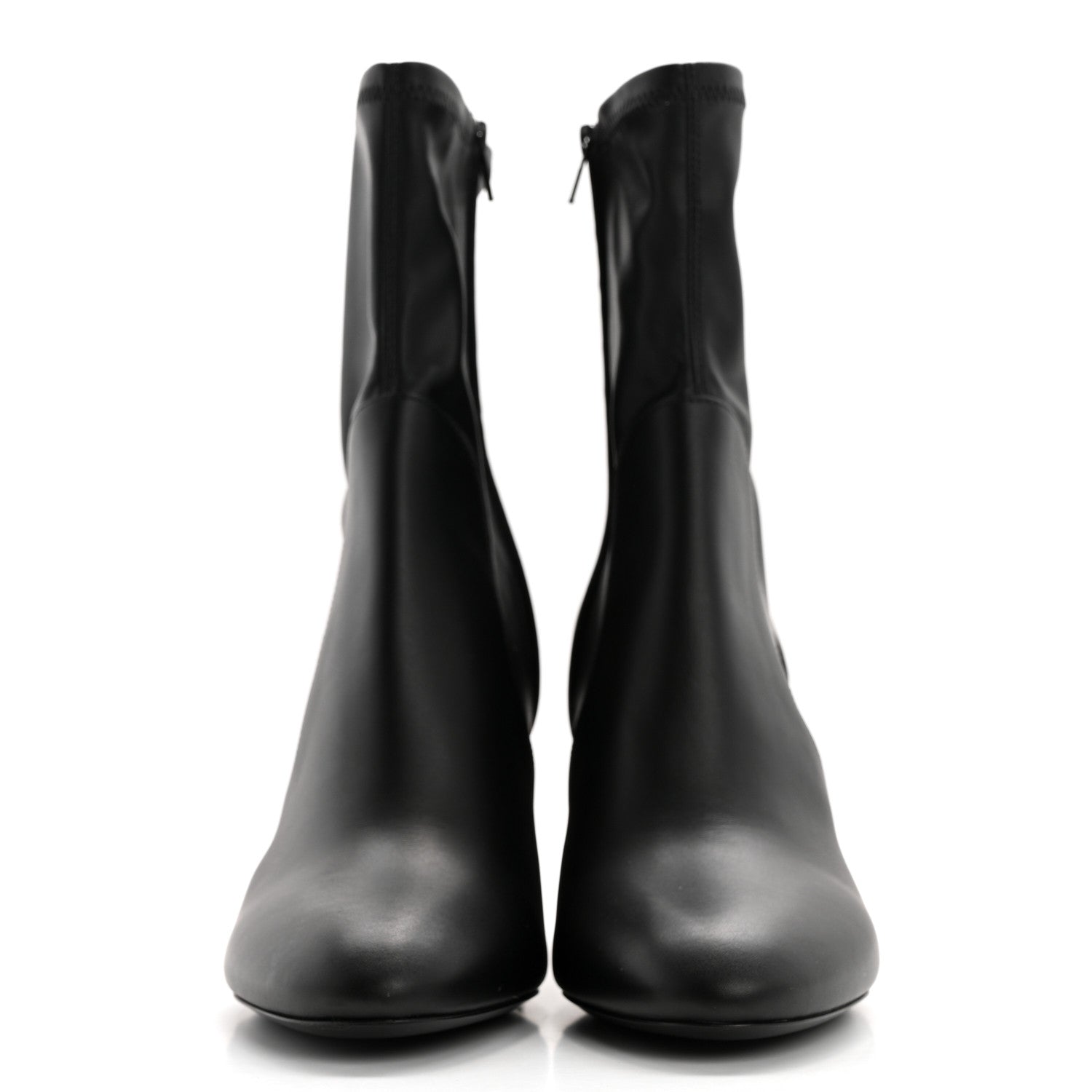 Louis Vuitton Calfskin Uniformes Silhouette Ankle Boots 39 Black 2 of 8