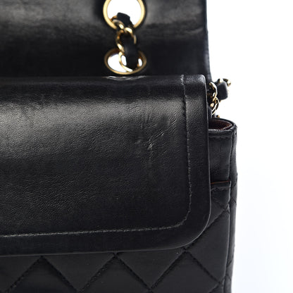 Chanel Lambskin Quilted Medium Double Flap Black 19 of 26