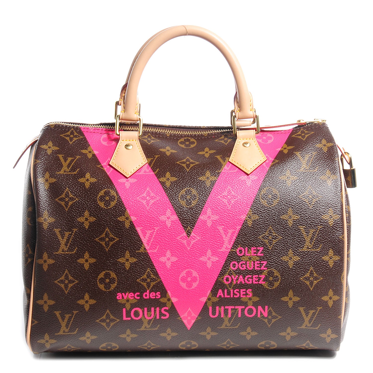 Louis Vuitton Monogram Speedy 30 V Grenade 1 of 8