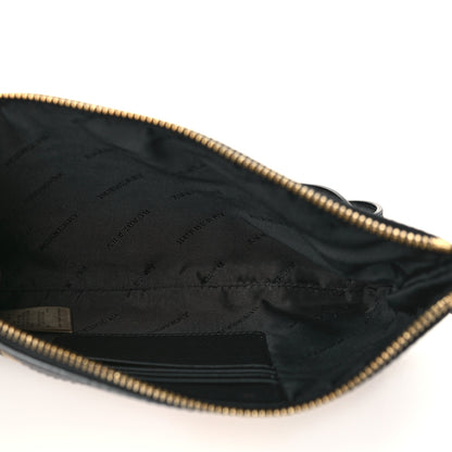 Burberry House Check Derby Peyton Crossbody Clutch Bag Black 6 of 8