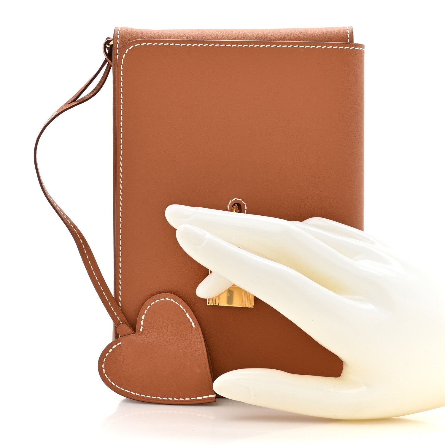 Hermes Swift Secret Notebook Cover Gold Chai Craie 2 of 10