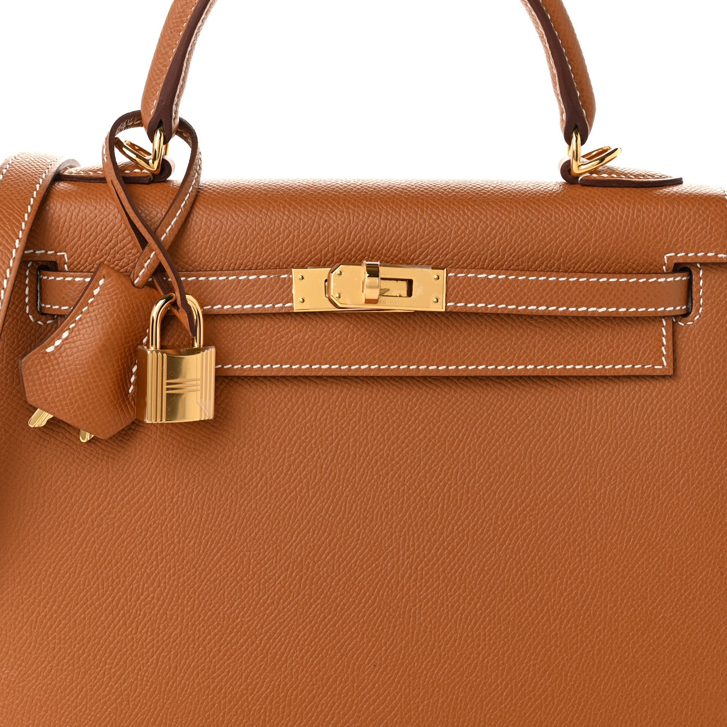 Hermes Epsom Kelly Sellier 25 Gold 8 of 11