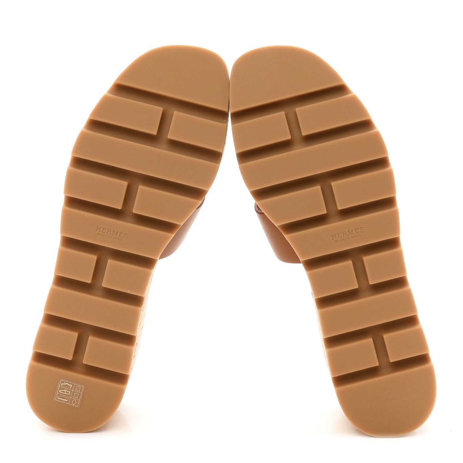 Hermes Calfskin Cork Eze 30 Sandals 41 Gold 6 of 9