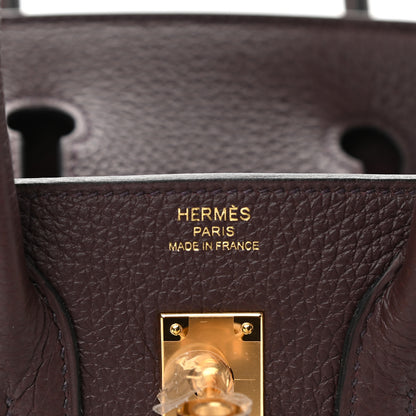 Hermes Togo Birkin 25 Rouge Sellier 5 of 9