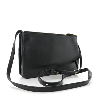Celine Lambskin Small Trio Crossbody Bag Black 3 of 12