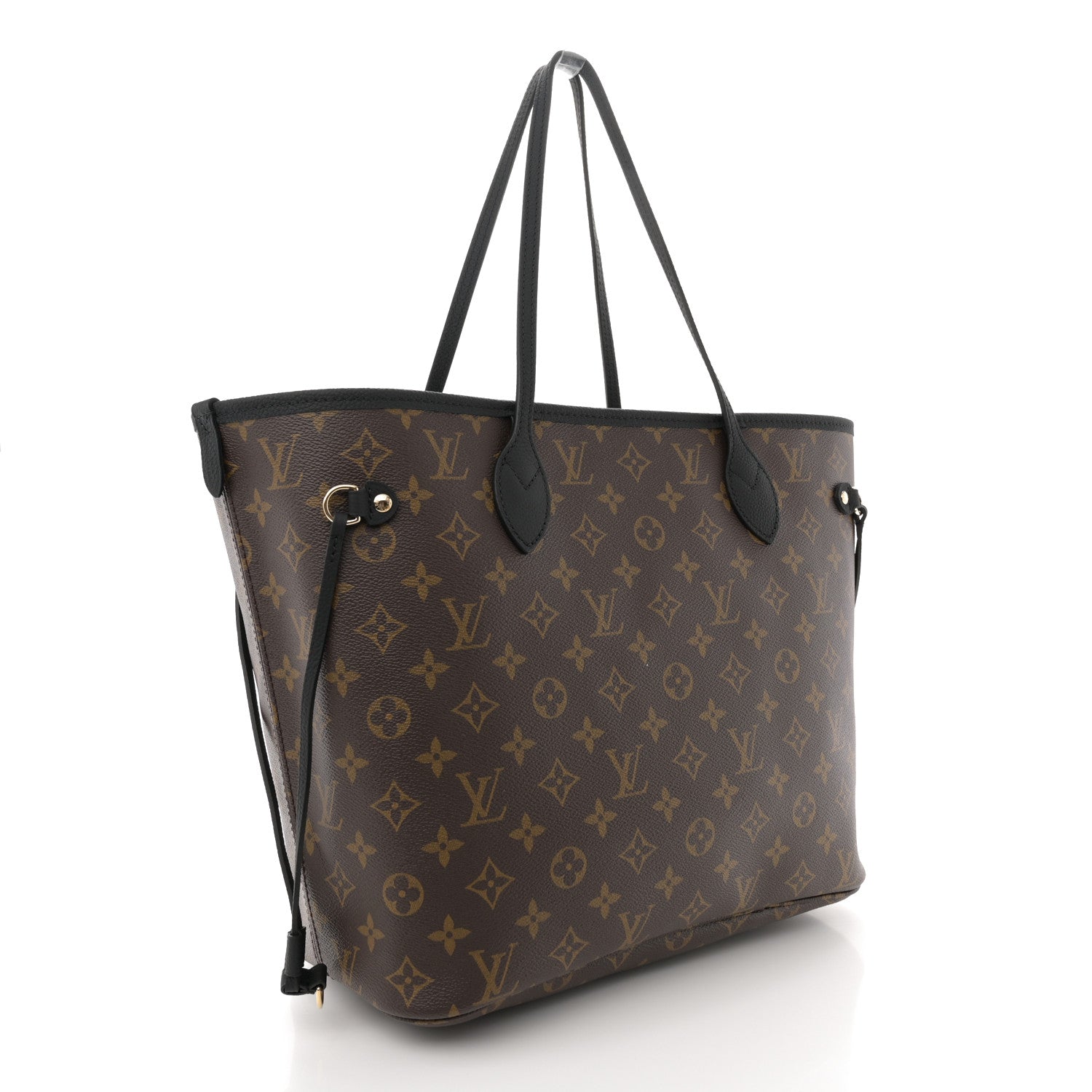Louis Vuitton Monogram Calfskin Neo Neverfull Inside Out MM Black 5 of 16