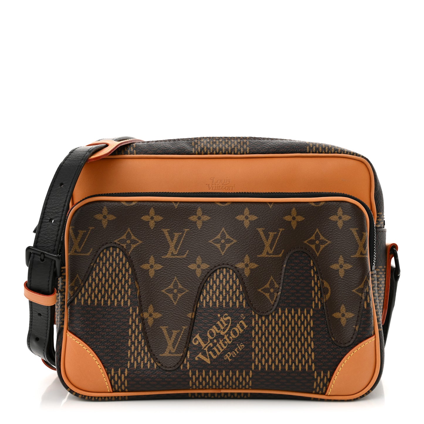 x NIGO Giant Damier Ebene Monogram Nil Messenger