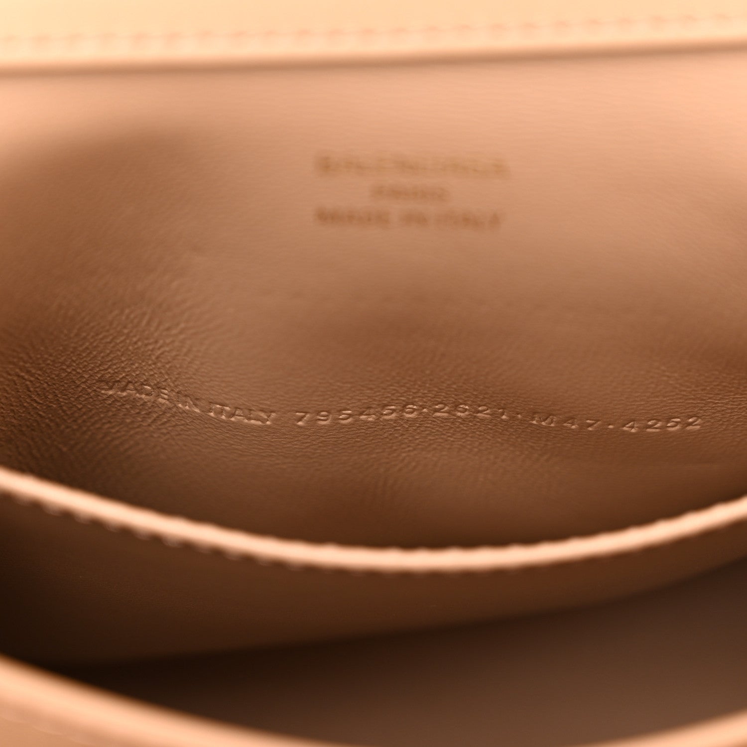 Balenciaga Natural Smooth Calfskin Mini Rodeo Top Handle Handbag Latte 7 of 10