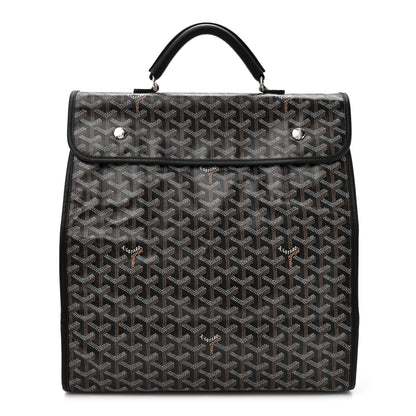 Goyard Goyardine Saint Leger Soft Briefcase Backpack Black 1 of 9