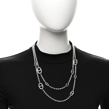 Hermes Sterling Silver Farandole Necklace 120 2 of 6