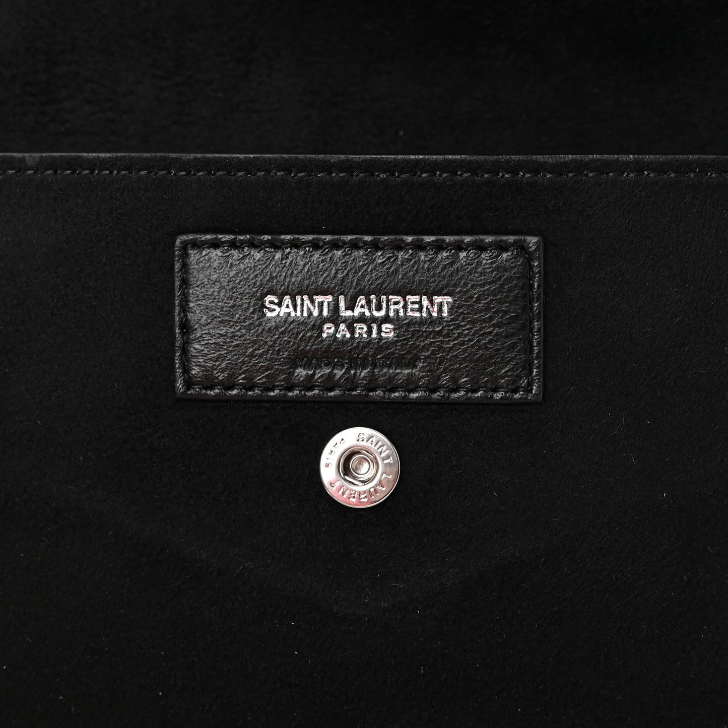 Lambskin Teddy Drawstring Bag Crema Soft
