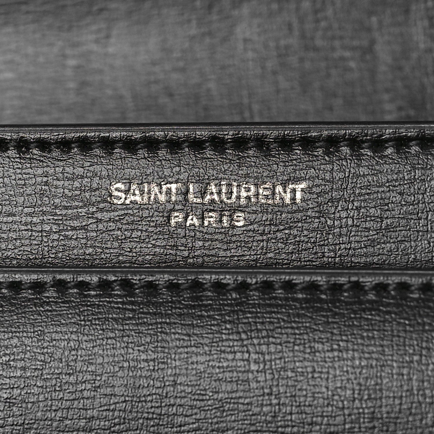 Saint Laurent Calfskin Medium Monogram Monochrome Sunset Black 7 of 9